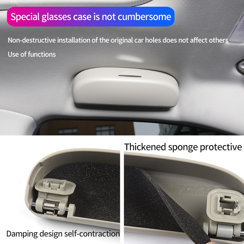 Veulen Brandende Auto Zonnebril Bril Storage Case Box Houder Voor Toyota Corolla RAV4 Rav 4 Accessoires