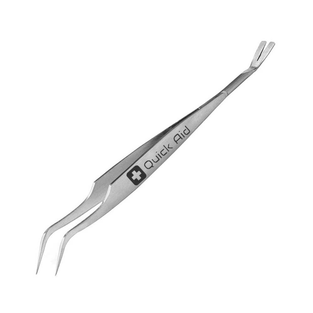 2 In 1 Rvs Tick Pincet Professionele Quick Tick Removal Tool Voor Kat Hond Mensen Verwijderen Teken Vlooien Louses etc: customized logo