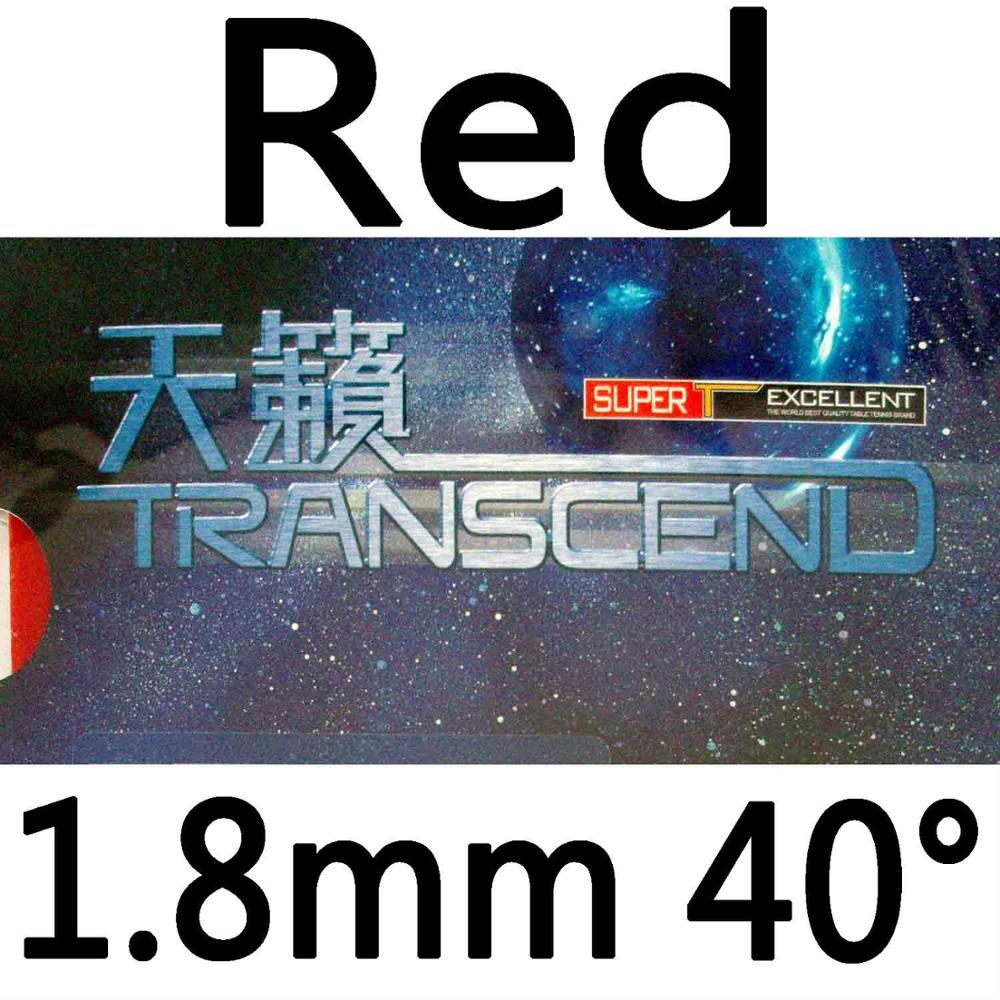 729 TRANSCEND CREAM Pips In Table Tennis Rubber with Sponge PingPong bat rubber: Red 1.8mm H40