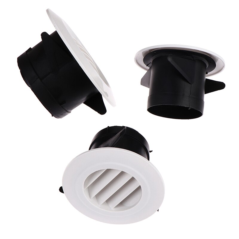 Air Outlets 1 Piece Adjustable Vent Hood Round Duct Ceiling Wall Holes Ventilation Grille Shutters Kitchen Bathroom Air Outlets