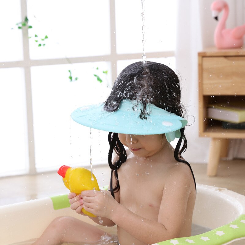 Sicherheit Baby sterben Haare Waschen Hütte Ohr Schutz Typ freundlicher Silikon Schlecht Kappe freundlicher Shampoo Kappe freundlicher