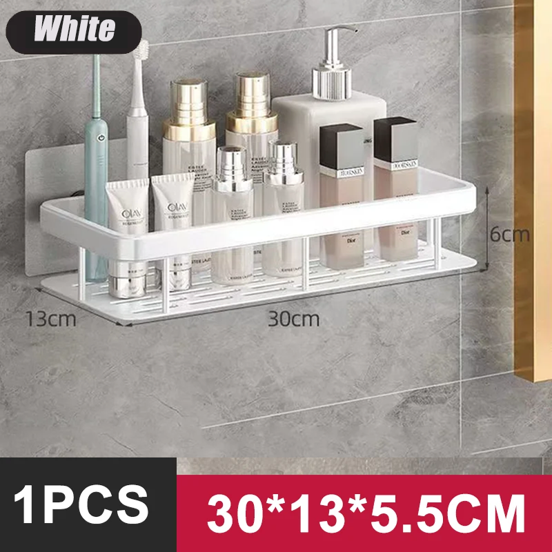 Bathroom Metal Shelves No-Drill Bathroom Organizer... – Grandado
