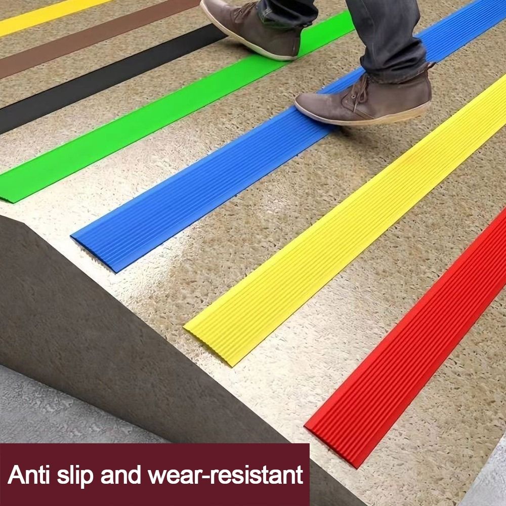 100 cm Tapijt Pads Mat zelfklevende Anti-Slip Trap Strip PVC Antislip Traptreden Strip Trap bescherming Kleuterschool