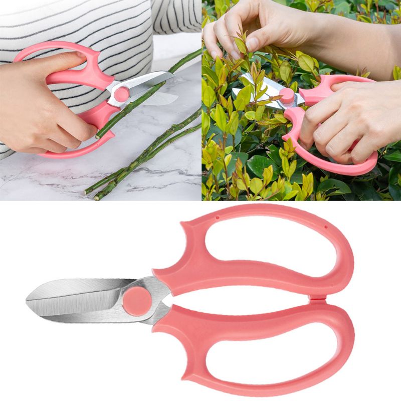 arrondi droite cisailles jardin élagage ciseaux Durable acier inoxydable jardin