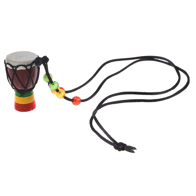 Pendentif tambour à main africain, Mini Djembe, Percussion, Bongo, classique pour enfants, Instrument d&#39;apprentissage: 2