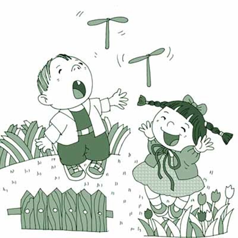 15/20pcs plastica bambù libellula elica libellula all&#39;aperto bambini bambini regalo di volo