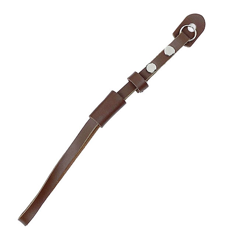 1Pc Pu Lederen Camera Strap Wrist Strap Hand Grip Touw Camera Pols Bandjes Wrist Band Lanyard Voor Digitale Camera riem Riem: Brown