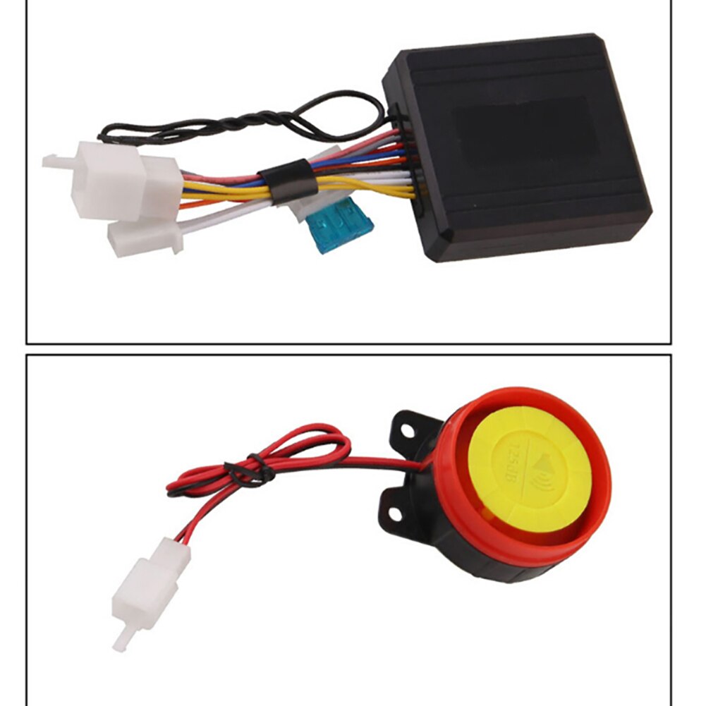 Motorfiets Alarm Anti-Diefstal Scooter Bescherming Inbreker Systeem Afstandsbediening Motor Start Universele Motor Chopper