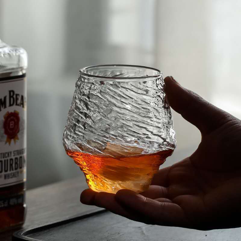 2 st whiskyglas japansk hammarmönster sprit brandy vinglas hemjuice te kopp bar klubb fest drinkware 350ml vaso