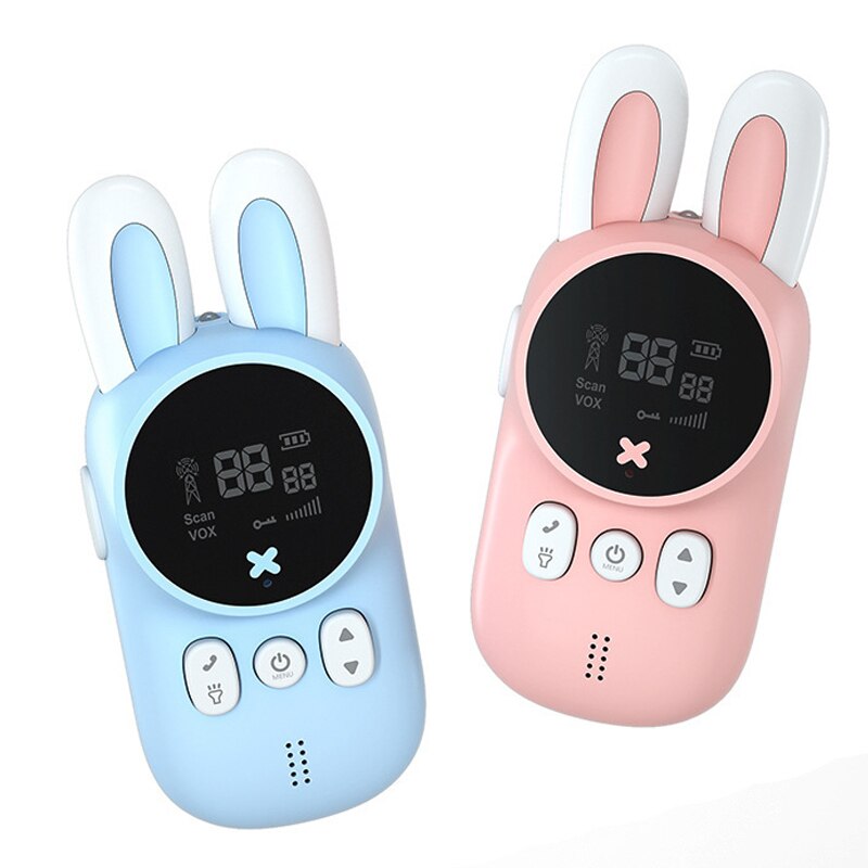 Walkie Talkie Kids Walkie-talkies 2 pcs Mini Two-Way Radio Station PMR Children /Family Use/Camping 1-3kM: Default Title