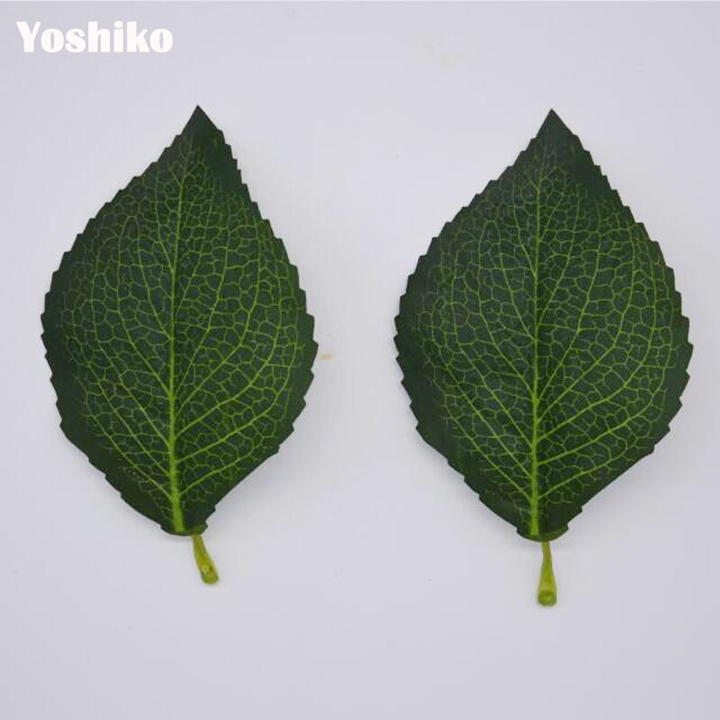10 kpl 14 cm keinotekoinen hortensia pioni ruusunlehti silkki vihreä lehti askartelu napinläpi hääsisustus vihreä lehti kotijuhlien koristelu