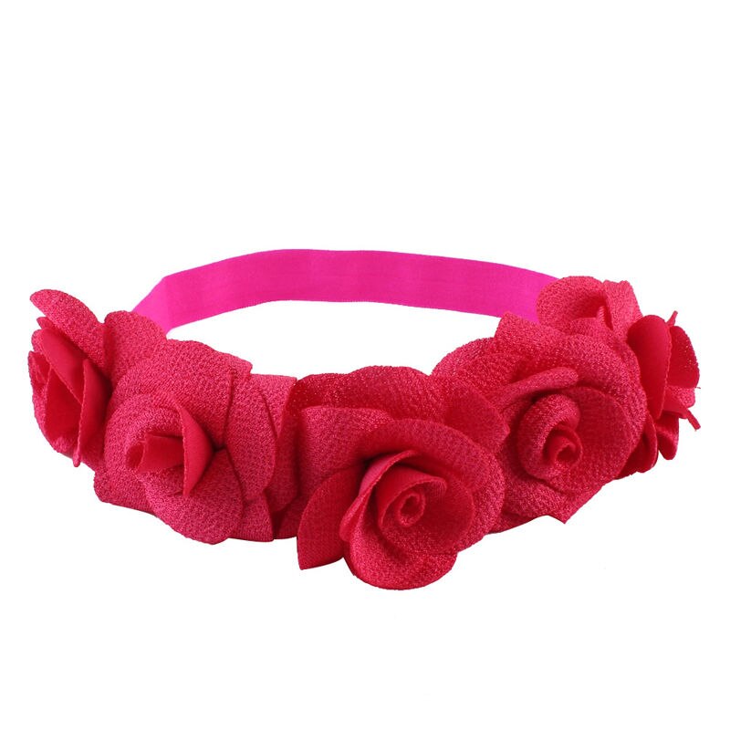 Newborn Baby Kinder Mädchen Säuglingsstirnband Blumen Haarband Headwear: C