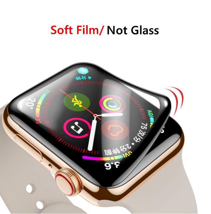 2 Stuks Zachte Glas Voor Apple Horloge Se 40Mm 44Mm Iwatch S6 40Mm 44Mm Film Apple iwatch 6 Screen Protector