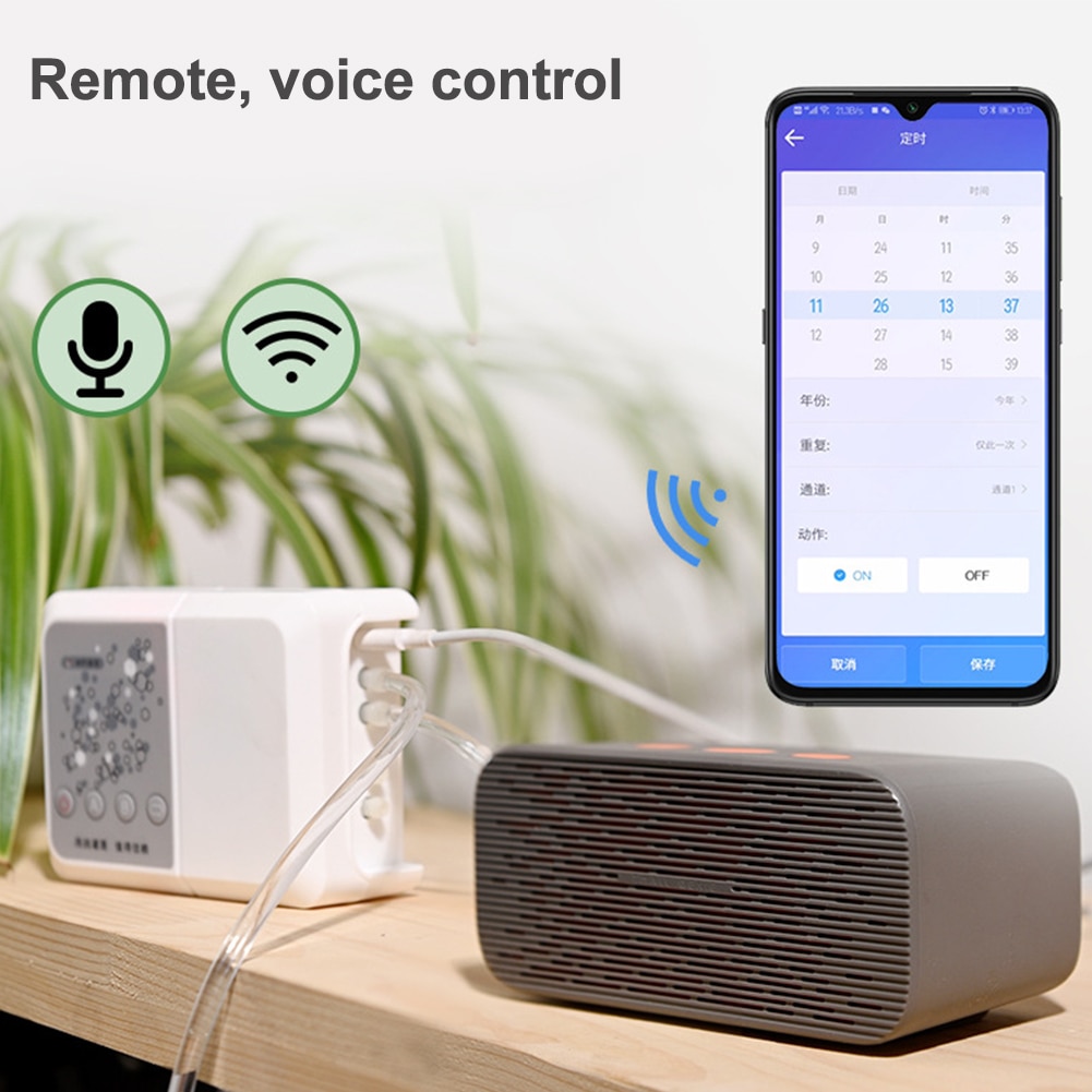 Trädgård blommor 4 i 1 wifi app växt bevattningssystem hem fjärrkontroll trädgårdsredskap mikro dropp automatisk smart bevattningsmaskin