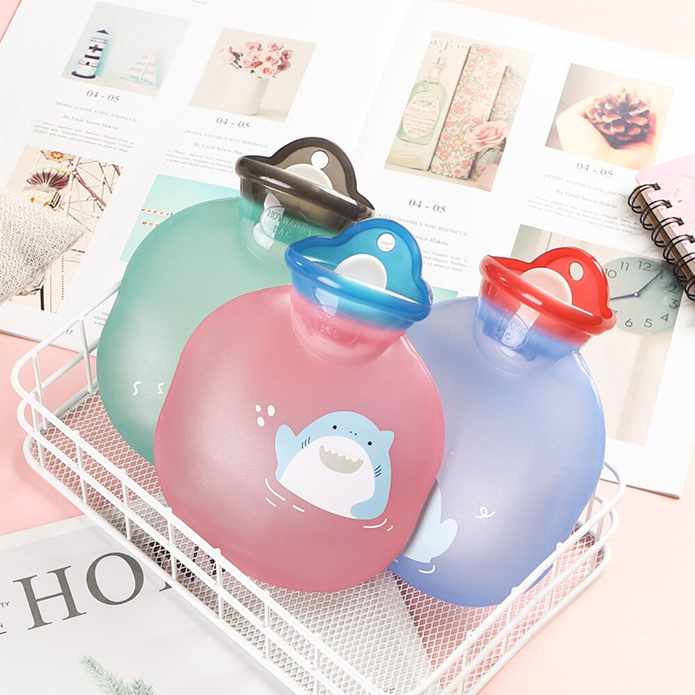 Tykke vandflasker bærbare gummi vinter varmt vandflaske håndvarmer piger lomme håndfødder vandpose