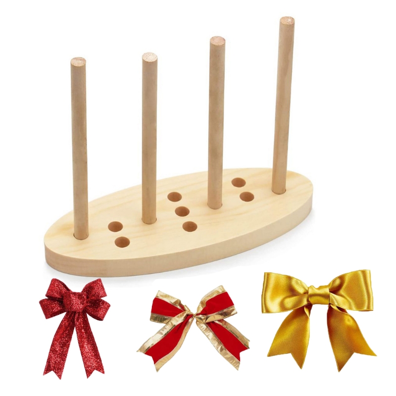 Máquina multiusos para hacer lazos, herramienta de madera para manualidades DIY, Día de San Valentín,