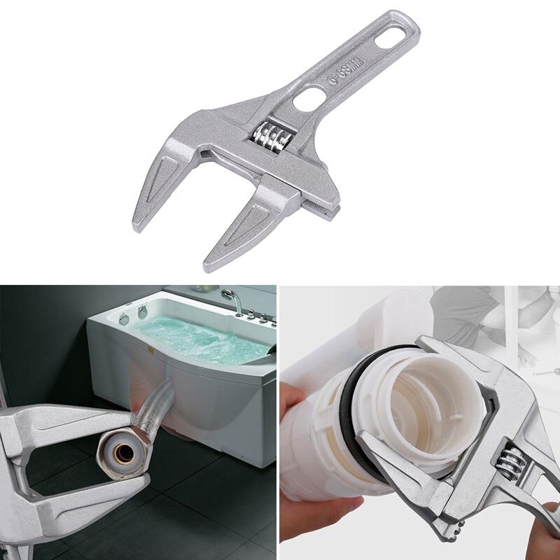 Spanner Short Shank Wrench Large Opening Wrench Adjustable Durable Universal Ultra-Thin 16-68mm Shorts Monkey
