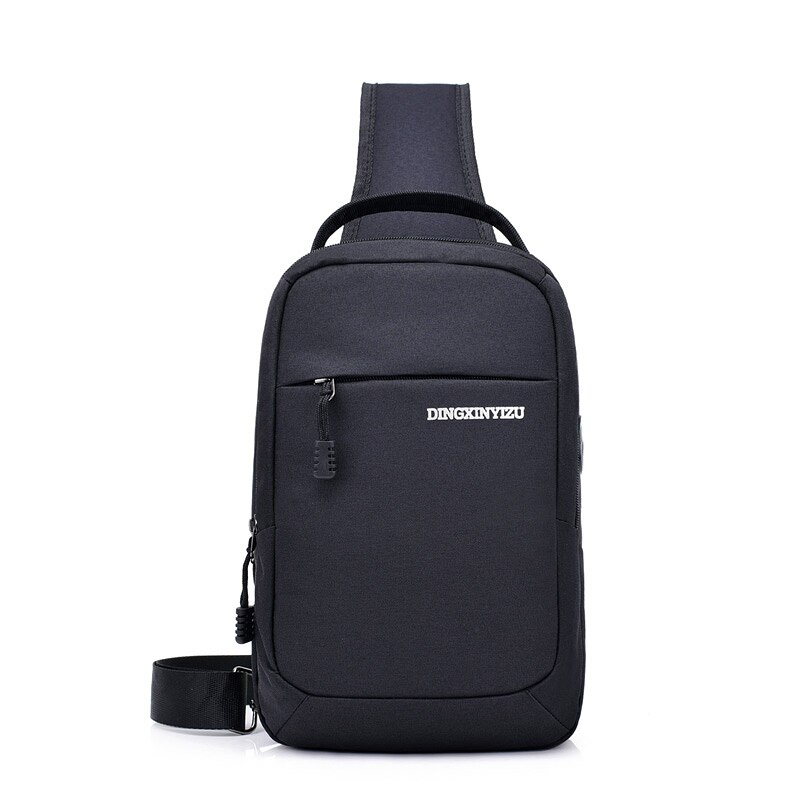 Casual Fonctionnelle Fanny Poitrine Sacs Sangle Bandoulière Sac D'argent Téléphone Ceinture Sac Pochette Gris Noir Bum Hip Sac D'épaule ceinture pack: Black