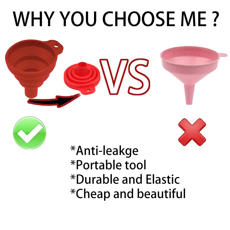 Silicone Car Engine Funnel For Renault Megane 2 Duster Logan Captur Clio Laguna 3 Fluence Kadjar