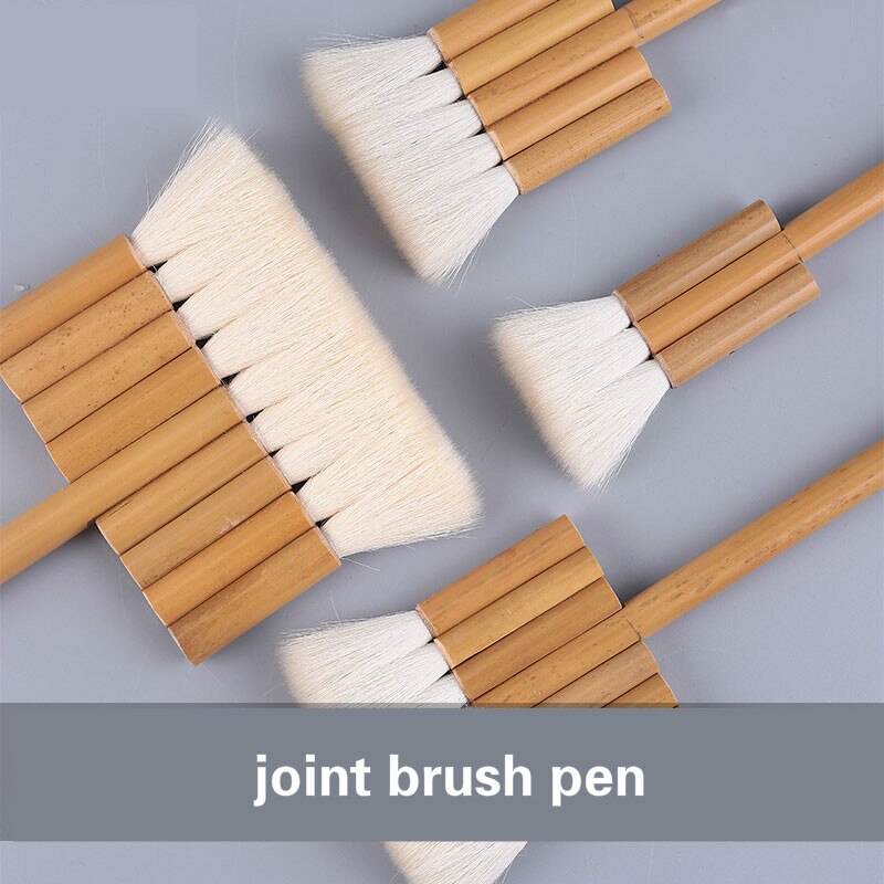 Pittura cinese Spazzola di Lana Disegno Ad Acquerello Pennello A Testa Piatta Acquerello Fila Spazzola Sfondo Parete Della Pittura A Olio Pennello