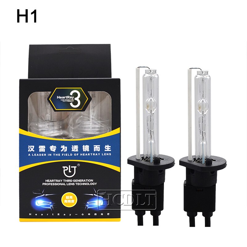 HCDLT HID Xenon Bulb 12V 35W HeartRay D2H 9012 Car Headlight Xenon H1 H11 HB3 HB4 H7 HID Replacement Bulb Lamp 4500K 5500K 6500K