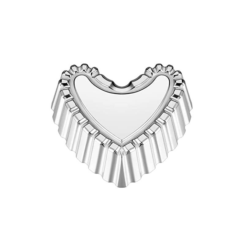 Aluminum Rosette Maker Molds Bunuelos Mold With Handle Pastry Tools Achappam Cookie Maker Baking Cooking Kitchen Accessories: silver