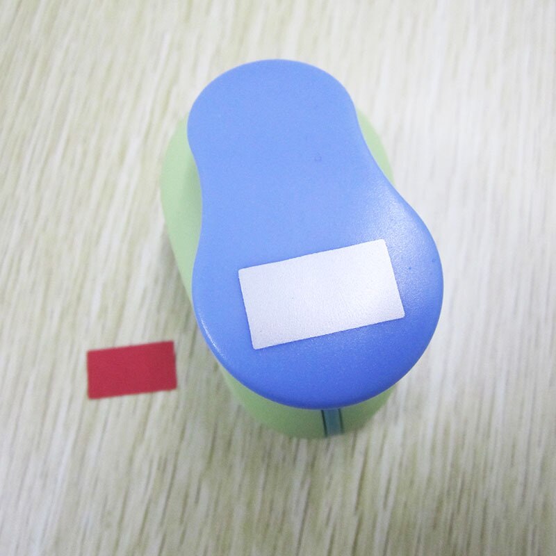 1 inch Rectangle shape foam punch hole punch for greeting card handmade paper scrapbooking craft punch machine