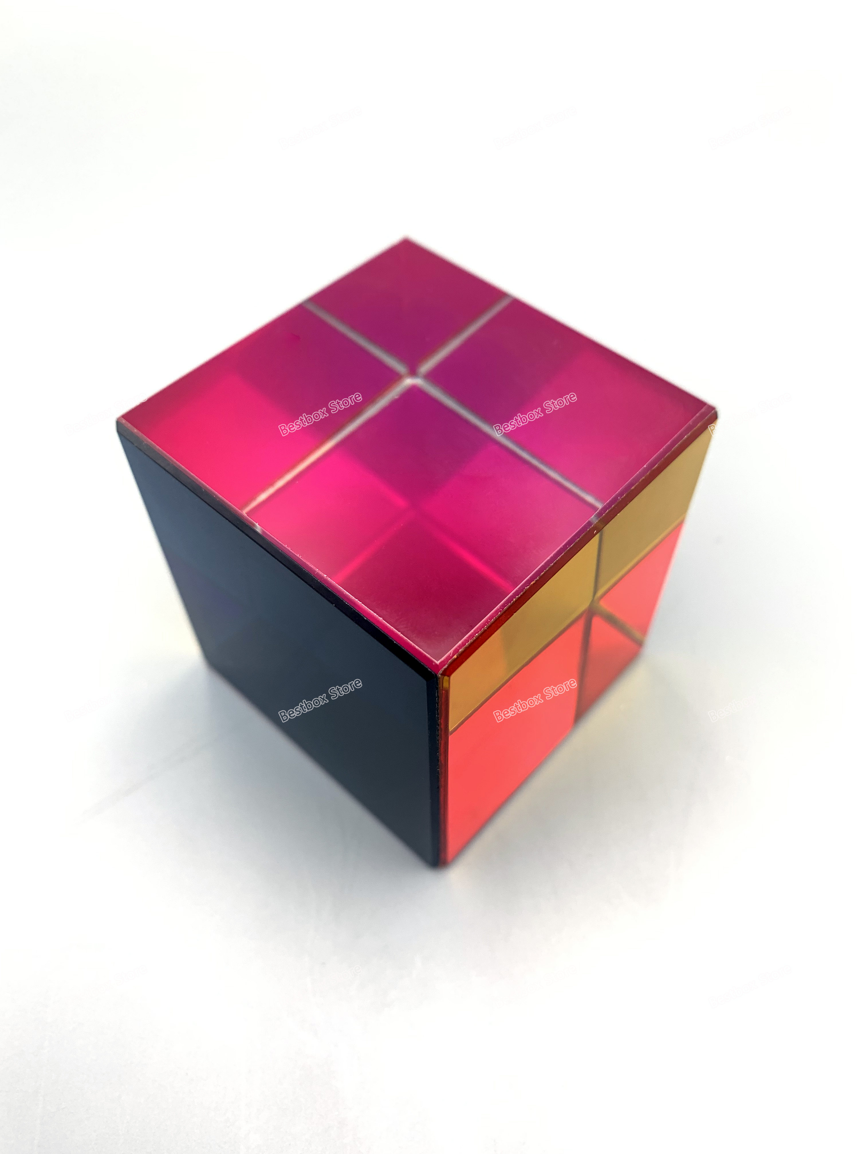 L40 Kbxlife Mixed Color Cube 47mm (1.9")Cube For Home Or Office Toy Science Learning Cube Easter Prism Desktop Toy Home Ornament