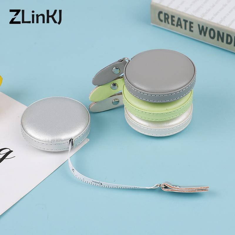 Portable PU Leather Retractable Meter Ruler For Sewing Tailor Fabric 1.5m/ 60inch Roll Tape Measure DIY Measuring Tools
