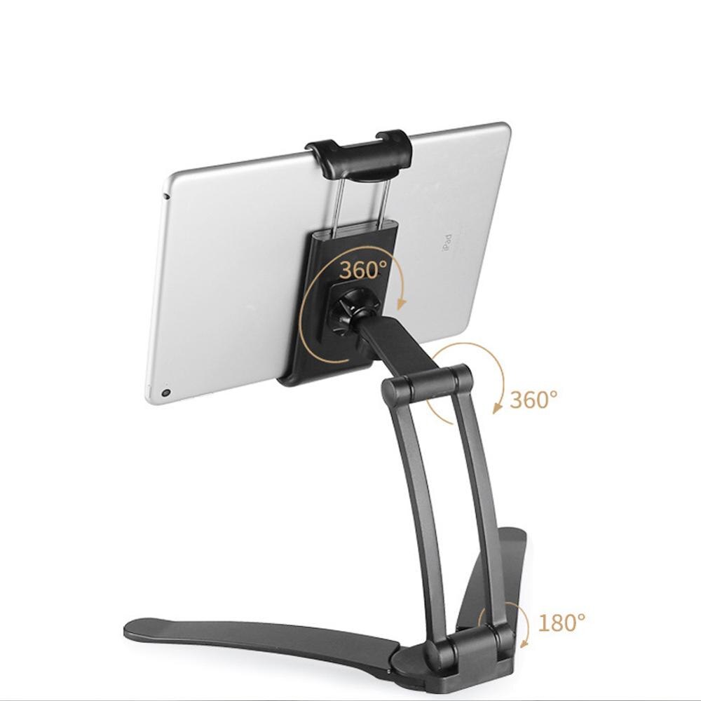 AZiMIYO support de tablette en métal cuisine bureau ipad support pour téléphone pour utilisé dans la cuisine tenture murale salle de bain support paresseux
