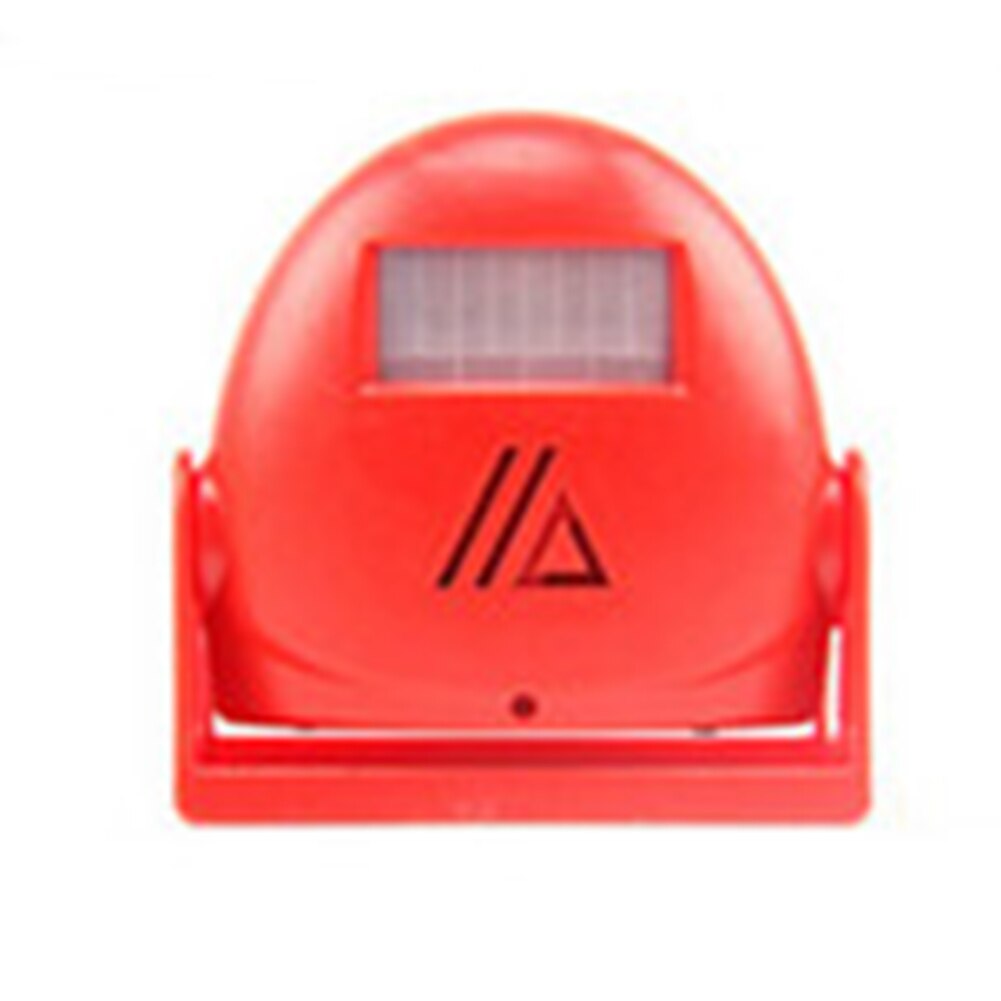 Smart Home Infrared Sensor Welcome Doorbell Electronic Welcome Doorbells Device Modern House Door Bell: Red