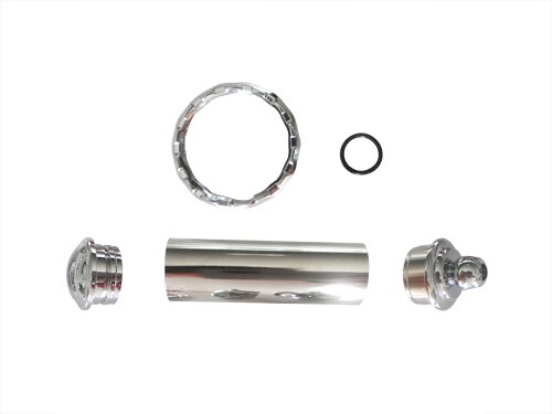 DIY secret compartment pill box key chain kits RZ-KR49#: Chrome