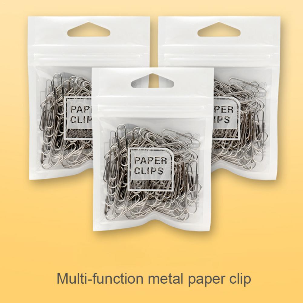 Lot de 100 trombones colorés pour notes classées, pour enfants, étudiants, papeterie scolaire, fournitures de bureau