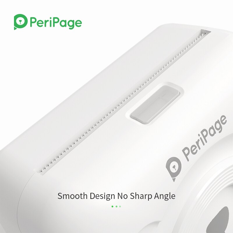 PeriPage 304dpi White Label Receipt Photo Wireless Mini Portable Thermal Bluetooth Printer A6