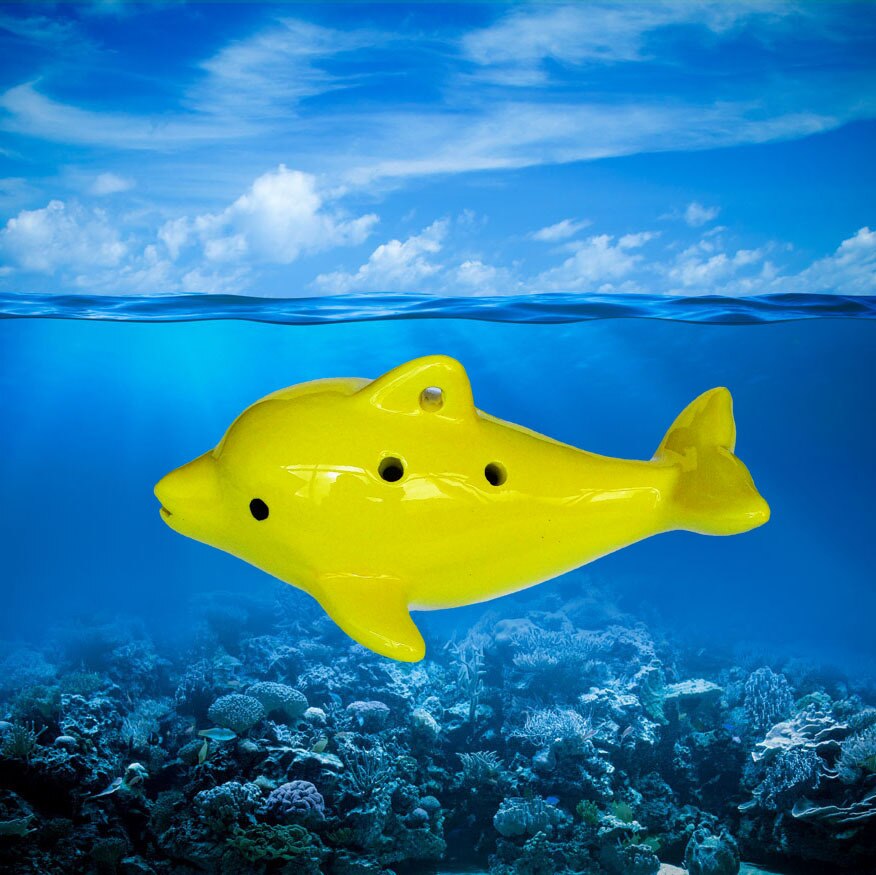 Ocarina 6 Hole Musical Instrument Dolphin Ocarina Ornaments Children Musical Instrument