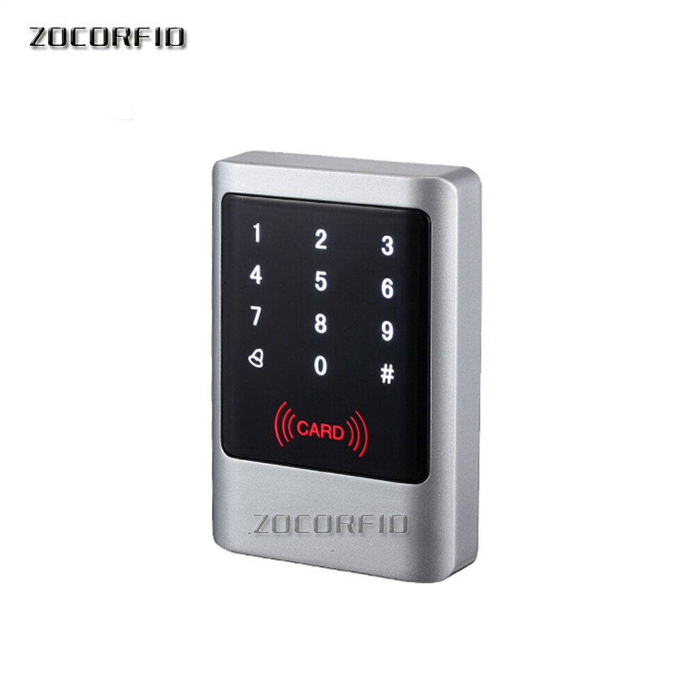 IP68 Waterproof Outdoors Use Metal Stainless steel Reader 2000Users WG input and output security RF Access Control Keypad