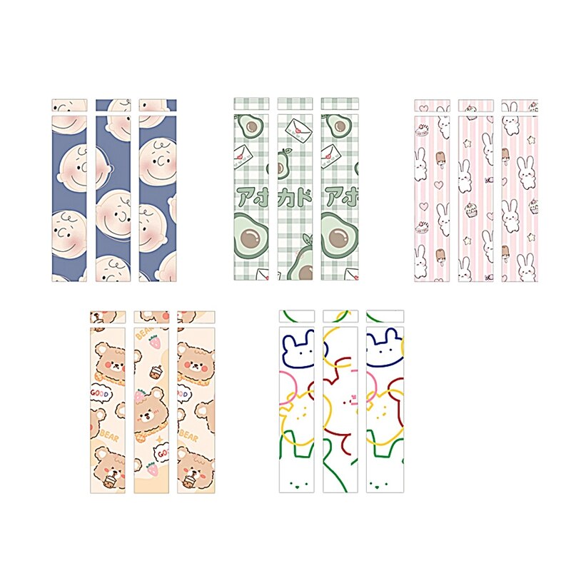 Cute for Apple Pencil Stickers Scratchproof Ultra Thin Stickers Press Stylus Cute Non-Slip Protective Paper-2: Default Title