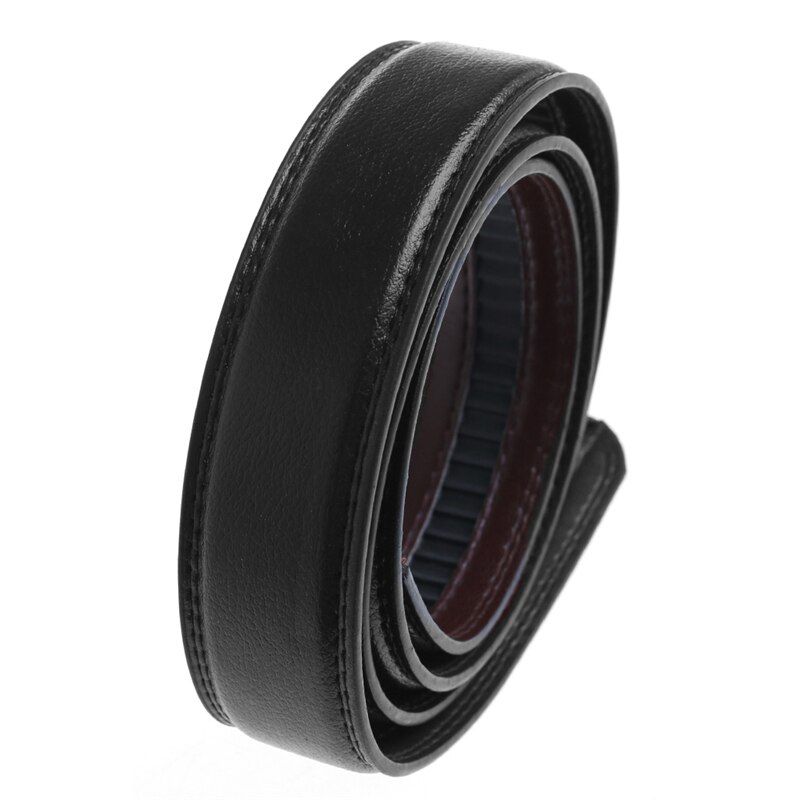 Cinturón de negocios automático de cuero para hombre, reemplazo de cintura sin hebilla,