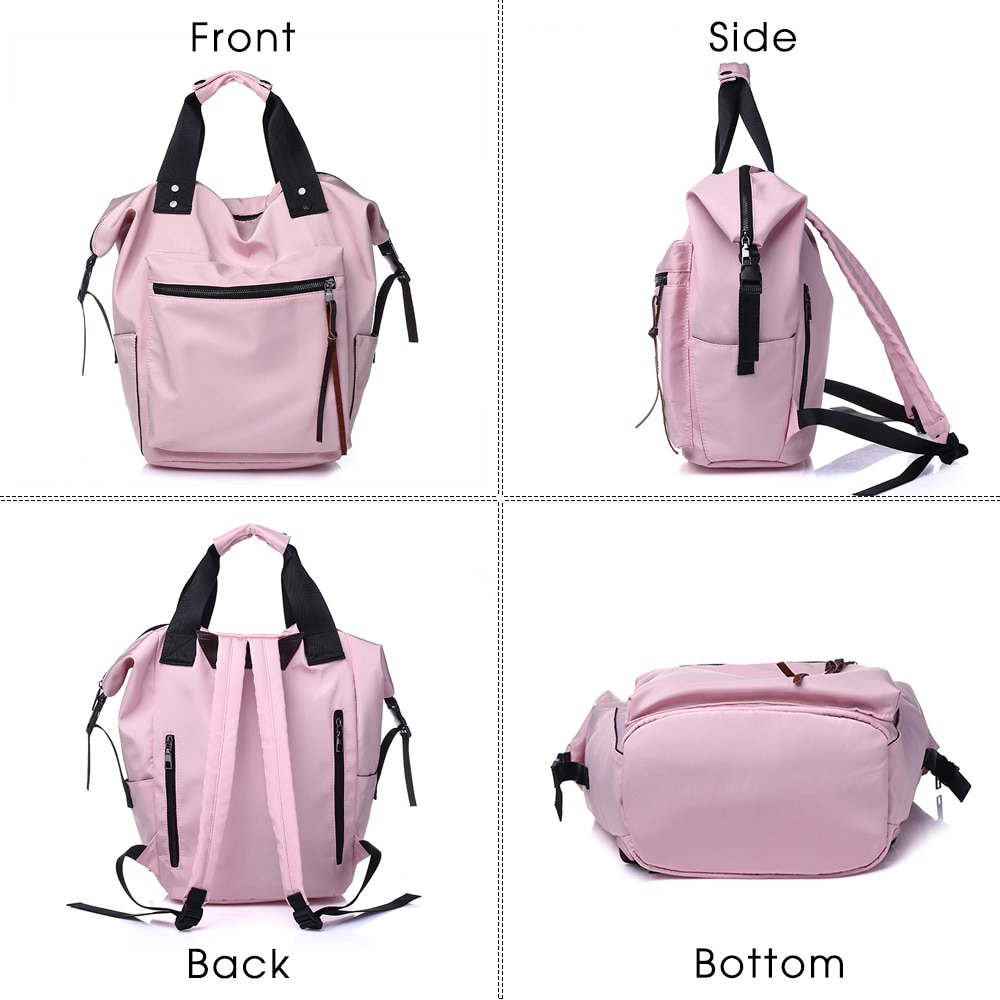 TTOU Nylon sac à dos femmes sacs à dos décontractés dames haute capacité retour au sac d'école adolescentes voyage étudiants Mochila Bolsa