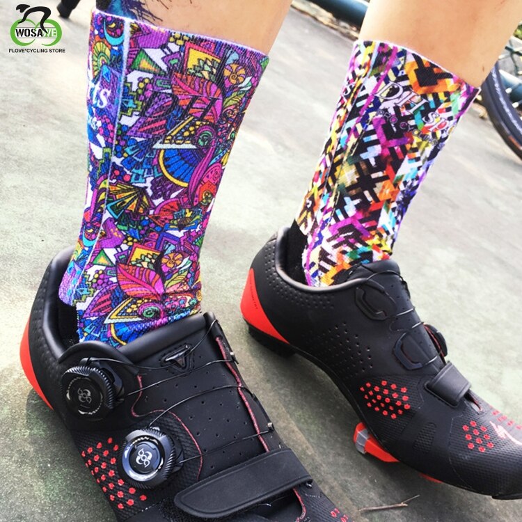 DH SPORT Sommer Atmungs Radfahren Socken Männer Frauen Berg MTB Rennrad Fahrrad Kompression Läuft Basketball Sport Socken