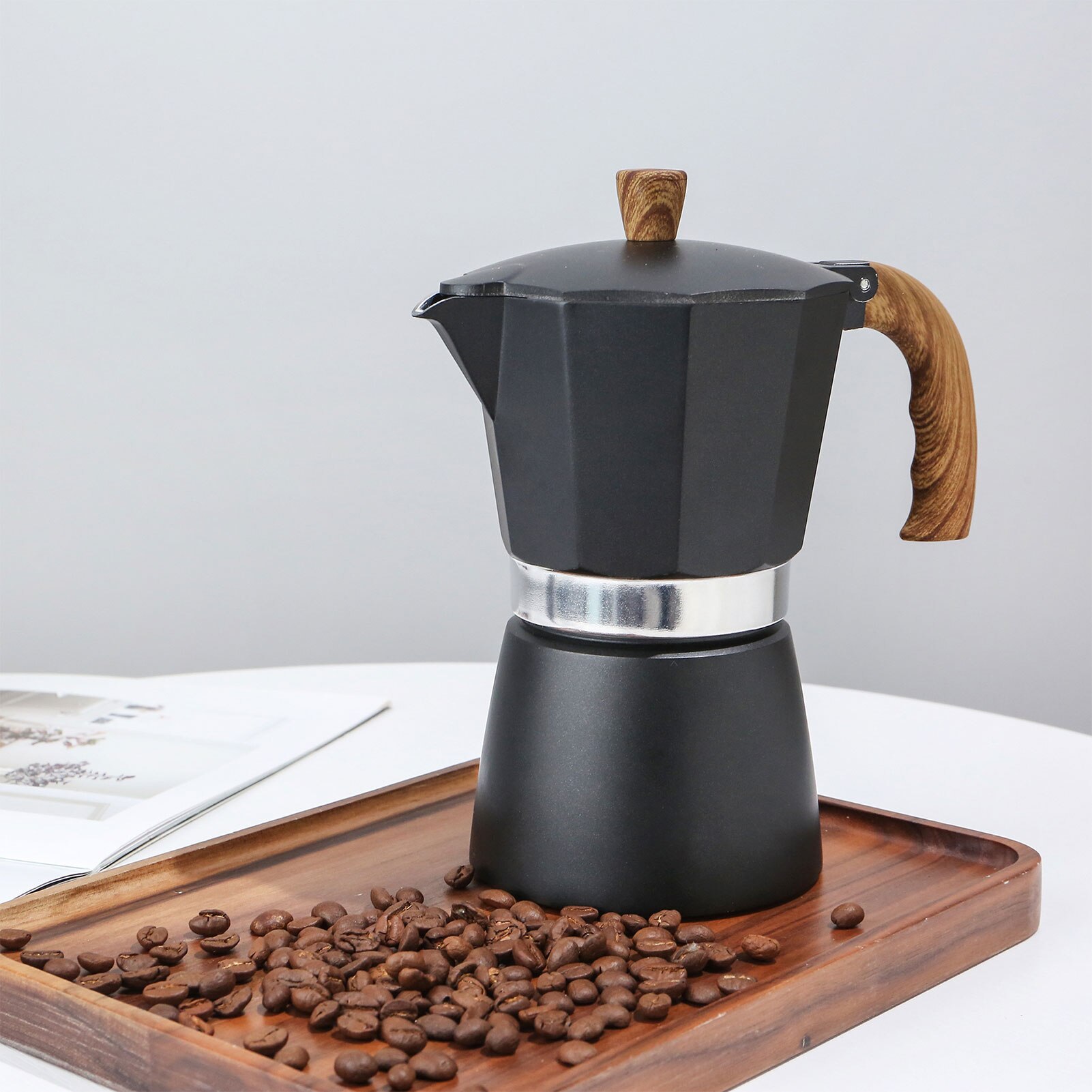 150/300ML Coffee Maker Aluminum Mocha Espresso Percolator Pot Coffee Maker Moka Pot Stovetop Coffee Maker