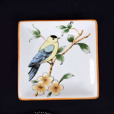 Keramiek &amp; Porselein Zeepbakjes/Lade Douche Case Hotel Huishoudelijke Container Opbergdoos Vierkante Vorm Bad Accessoires Clean Tool: Style 8