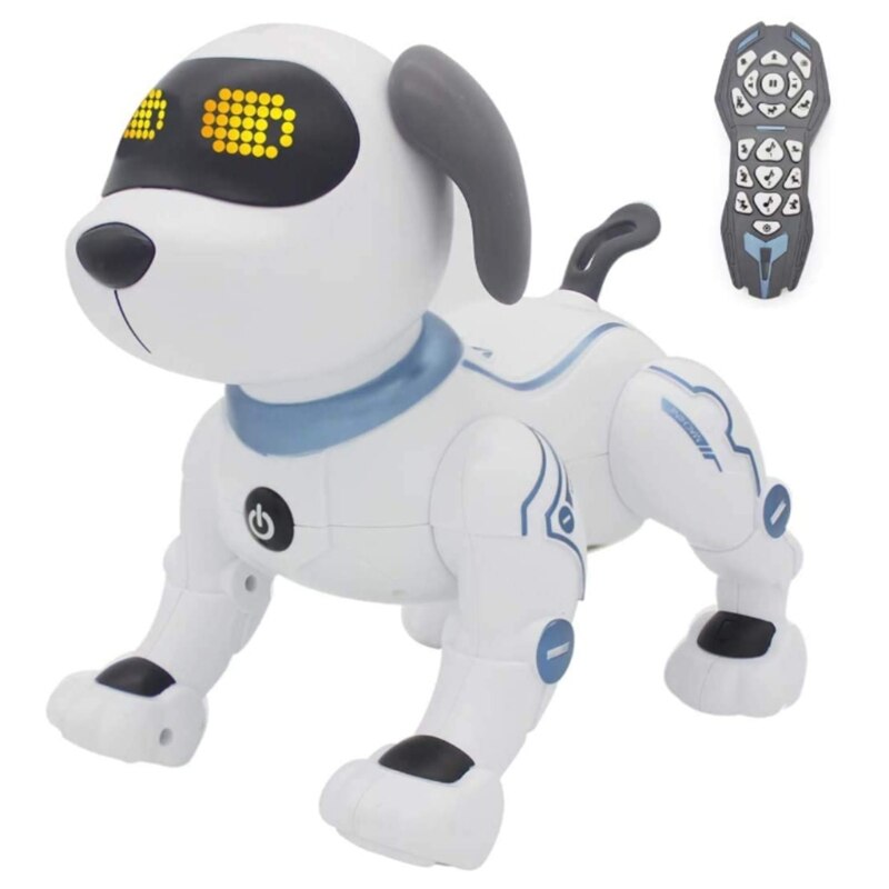 Afstandsbediening Hond Rc Robotic Stunt Puppy Dansen Programmeerbare Smart Speelgoed Met Geluid Interactieve