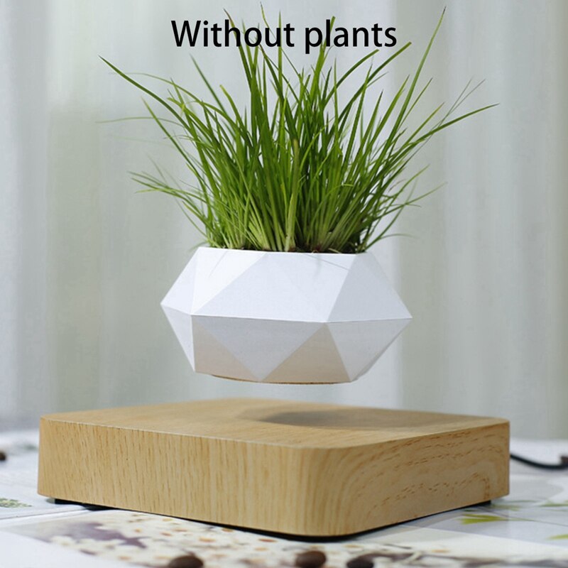 Lévitation magnétique plante planteur Pots succulents plante bureau ornements décor à la maison lévitation d'air bonsaï Pot nous Plug