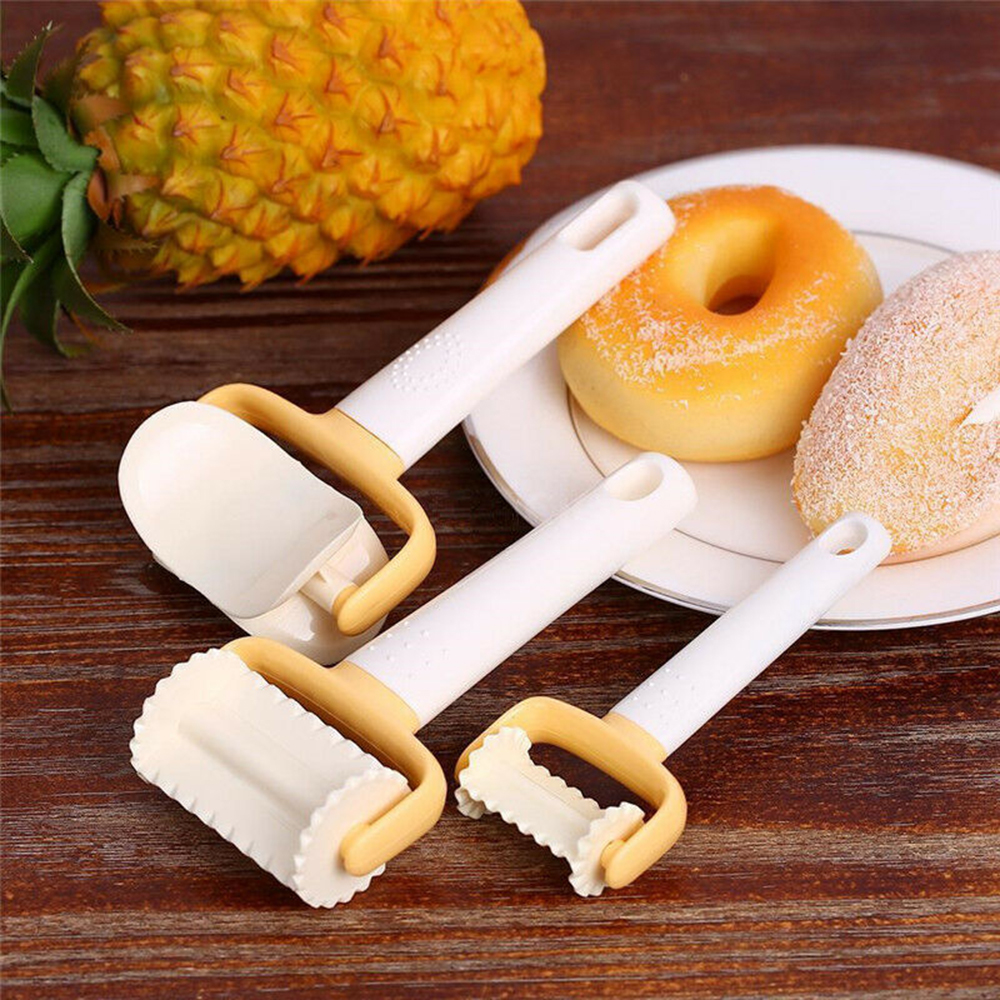 1pcs Rolling Cookie Cutters Dough Round/Square Cutter Roller Slices Biscuit Cookies Gingerbread Dumpling Baking Pastry Cutter