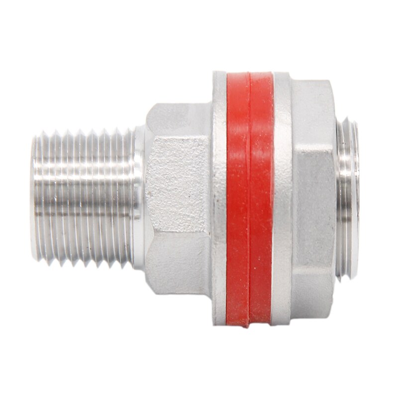 Heavy Duty Weldless Bulkhead - 1/2" Male NPT x 1/2"Female NPT Stainless Steel Homebrew Kettle Keg