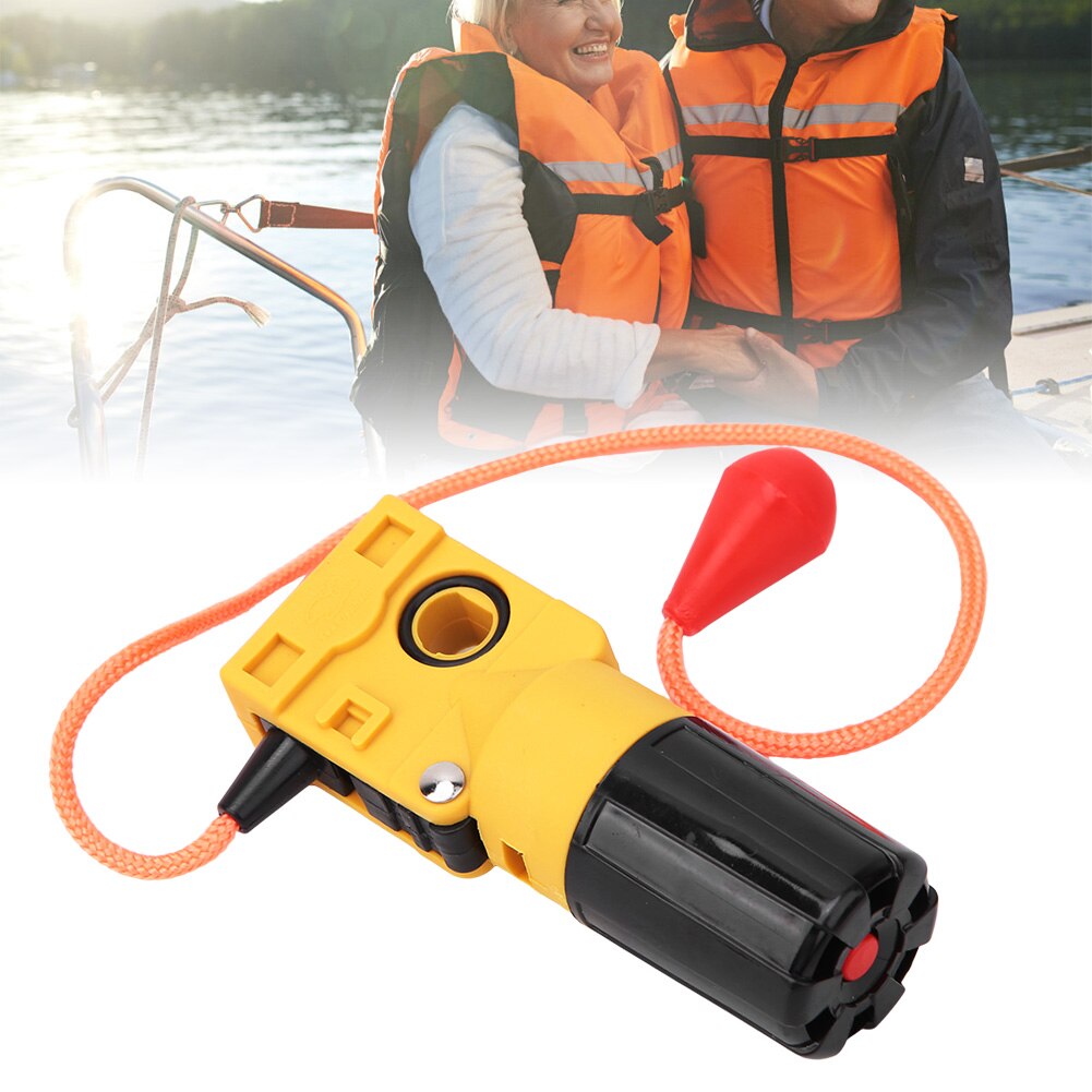 Portable Automatic Inflator Device with Hydrosolvent Accessories for Inflatable Life Jackets Swimming Fishing Rafting