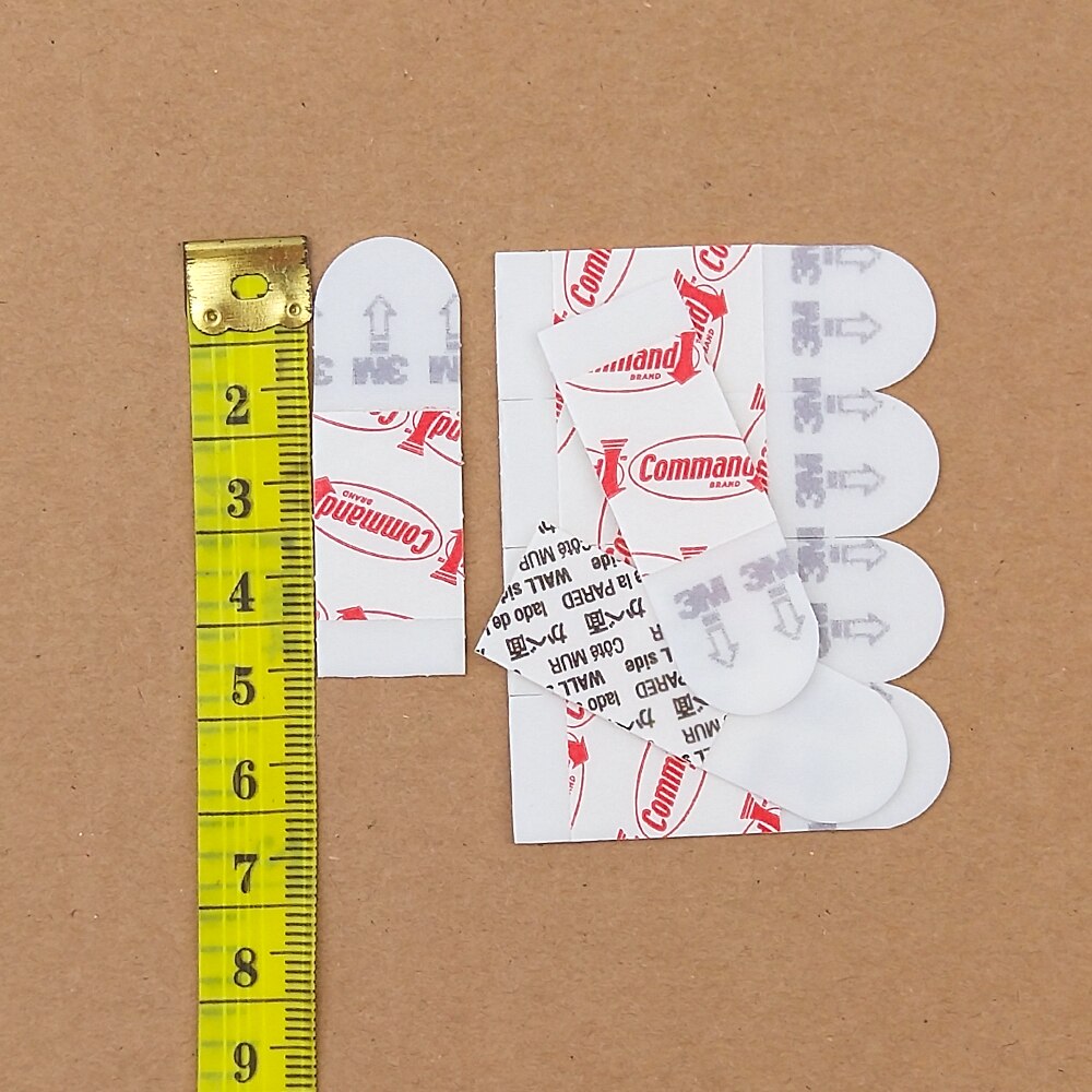 3M command refill strips double sided adhesive strips for picture hanging strips, damage-free hanging,small size 4.6cm*1.5cm