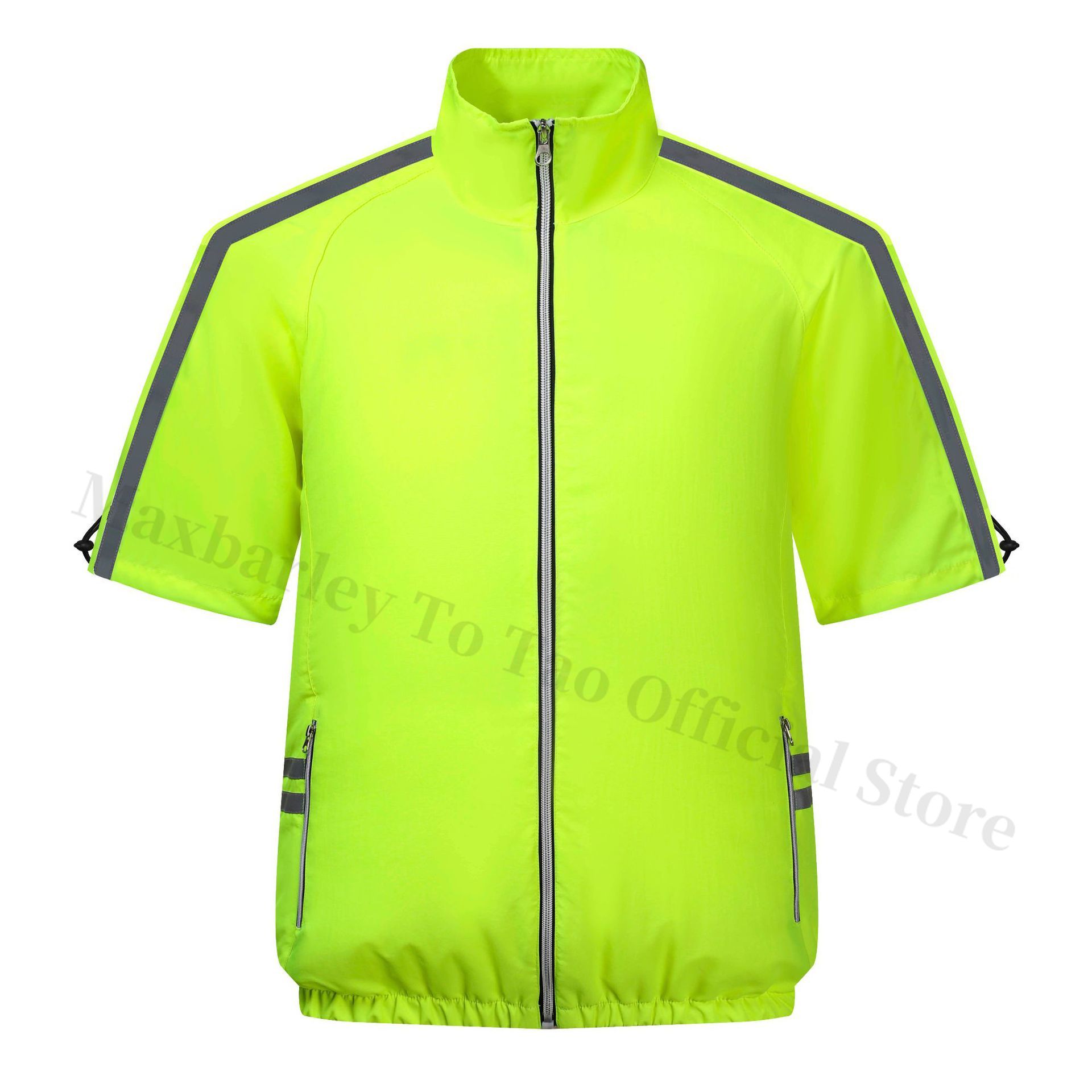 Gilet Raffreddante Uomo USB Gilet da Lavoro Senza Maniche - Abbigliamento Climatizzato per Pesca Esterna Giacca Termica: XXXL / Blu