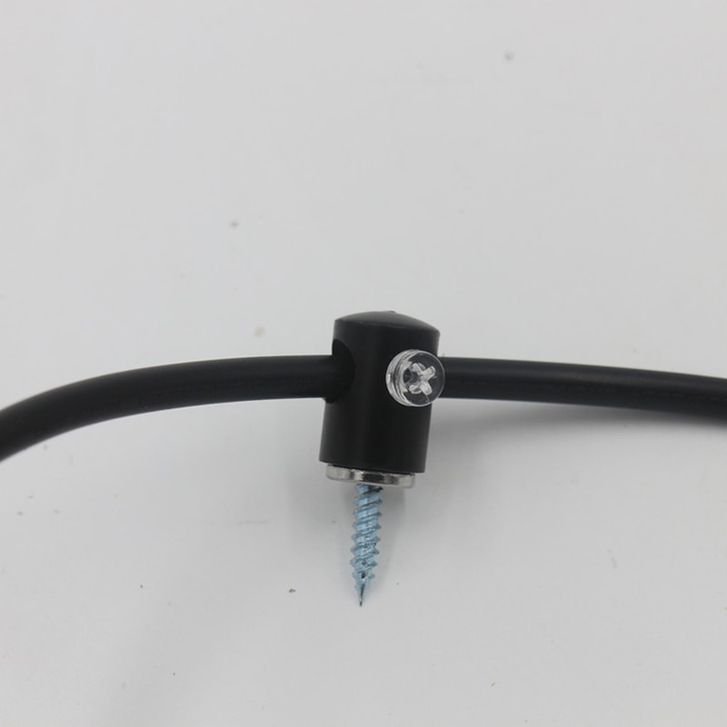 Clip de Cable de alambre de gancho para cordones, Material de Metal de hierro para lámpara colgante de alambre largo, piezas de bricolaje, fijador de luminaria de decoración
